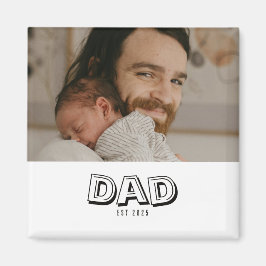 Imán Regalo de foto establecido por papá