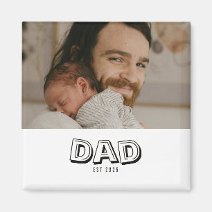 Imán Regalo de foto establecido por papá