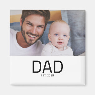 Imán Regalo de foto establecido por papá