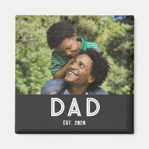 Imán Regalo de Foto Establecido por Papá Día del Padre 