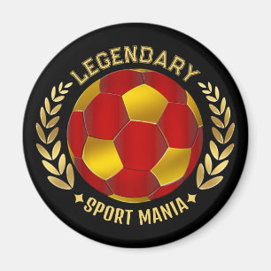 Imán regalo de fútbol personalizado