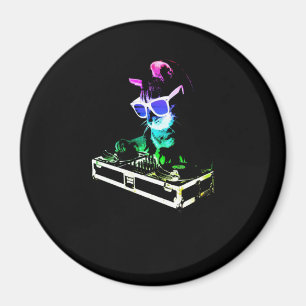 Imán Regalo de gato   Cat DJ Really Guay