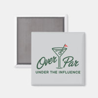 Regalo de golf sobre par y bajo la influencia de g