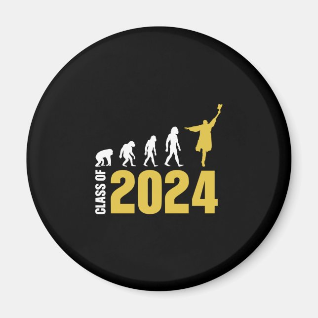 Imán Regalo de graduación | Clase De 2024 (Frente)