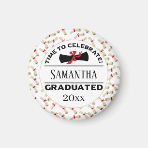 Imán Regalo de graduación personalizado   Hora De Celeb