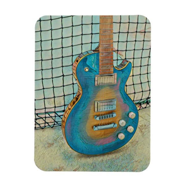 Imán Regalo de guitarra acústica (Vertical)