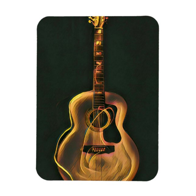Imán Regalo de guitarrista de Guay (Vertical)