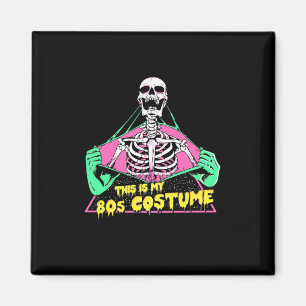Imán Regalo de Halloween Retro de disfraces de Hallow