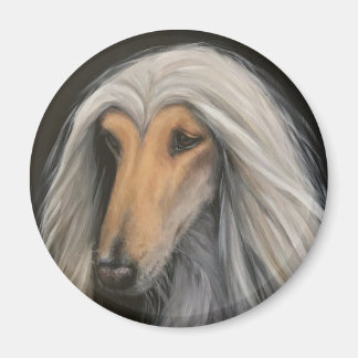 Imán Regalo de Hound afgano