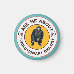 Imán Regalo de humor de nerd sobre meme de biología de 