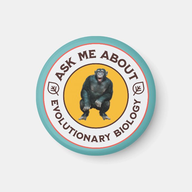 Imán Regalo de humor de nerd sobre meme de biología de  (Frente)