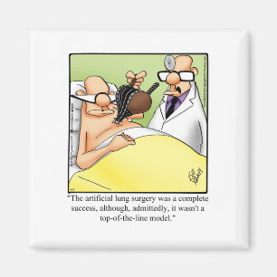 Imán Regalo de Humor Magnet para Seguros de Salud