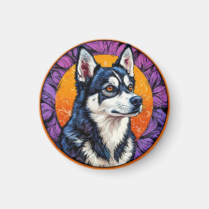 Imán Regalo de Husky Siberiano