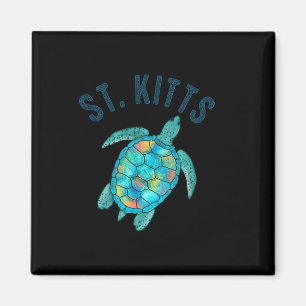 Imán Regalo de ilustración de tortuga marina de diseño