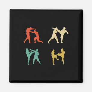 Imán Regalo de Kickboxing de estilo vintage Clic para h