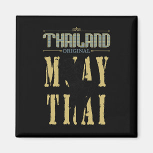 Imán Regalo de kickboxing de Muay Thai original de Tail