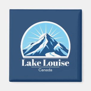 Imán Regalo de la estación de esquí de Lake Louise Cana