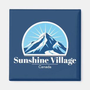 Imán Regalo de la estación de esquí Sunshine Village Ca