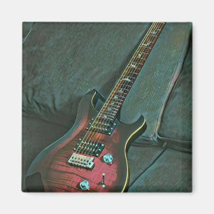 Imán regalo de los amantes de la guitarra
