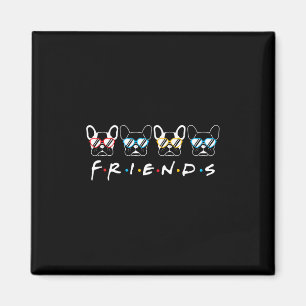 Imán Regalo de Lover, Bulldog de amigos franceses