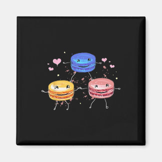 Imán Regalo de Macaroon de Porristas Lindo y Delicioso