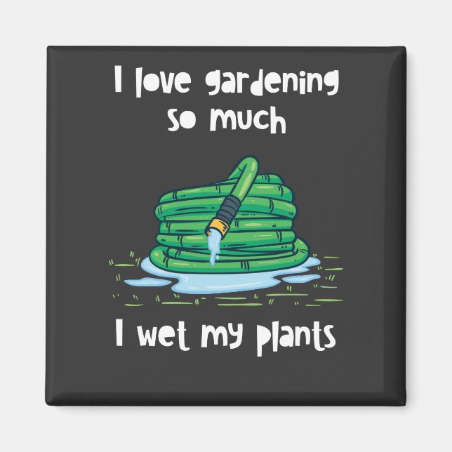 Imán Regalo de manguera de jardín (Frente)