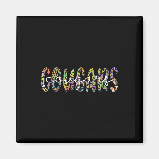 Imán Regalo de mascota del equipo de aficionados al dep (Frente)