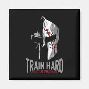 Imán Regalo de motivación del gimnasio Sparta Helmet