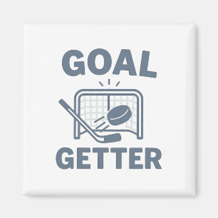 Imán Regalo de motivación deportiva de hockey para logr