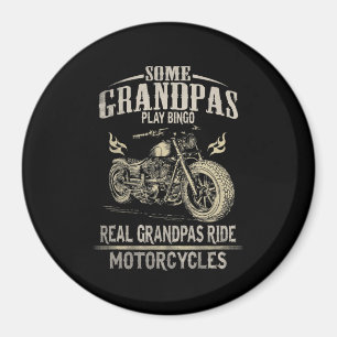 Imán Regalo de motocicleta Real Grandpas Ride para Gran