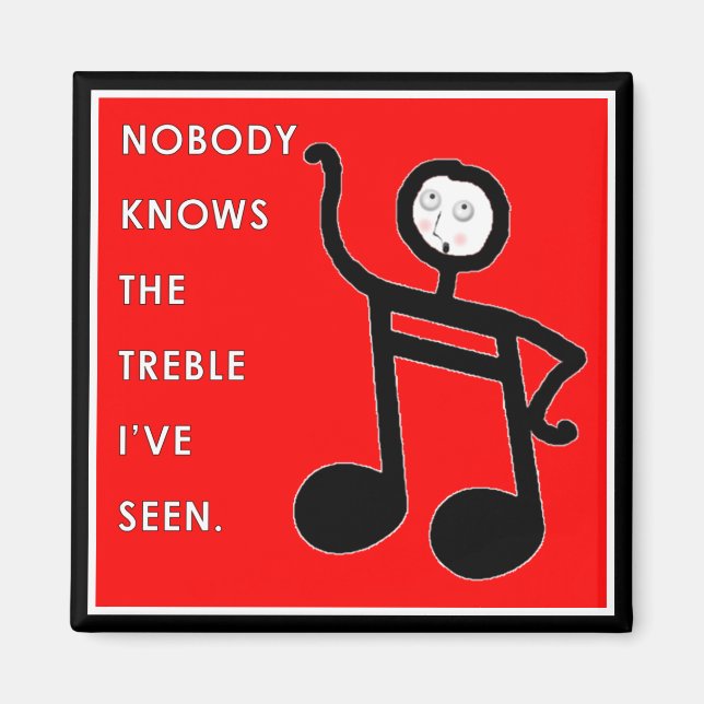 Imán Regalo de Music Lover (Frente)