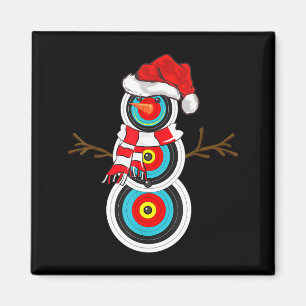 Imán Regalo de Navidad de tiro con arco Sombrero de San