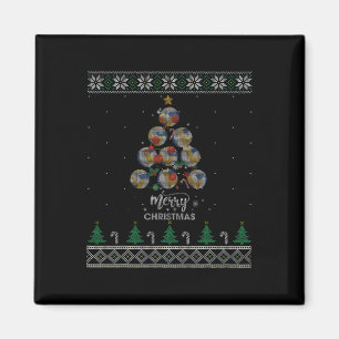 Imán Regalo de Navidad en árbol de voleibol para Navida