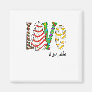 Imán Regalo de Navidad para abuela Yayalife de amor de 