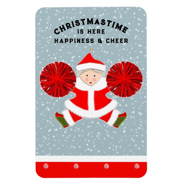 Imán Regalo de Navidades animadores (Vertical)