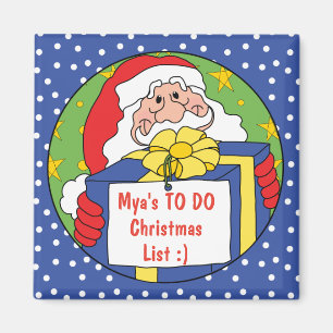 Imán Regalo de navidades Square Magnet Santa