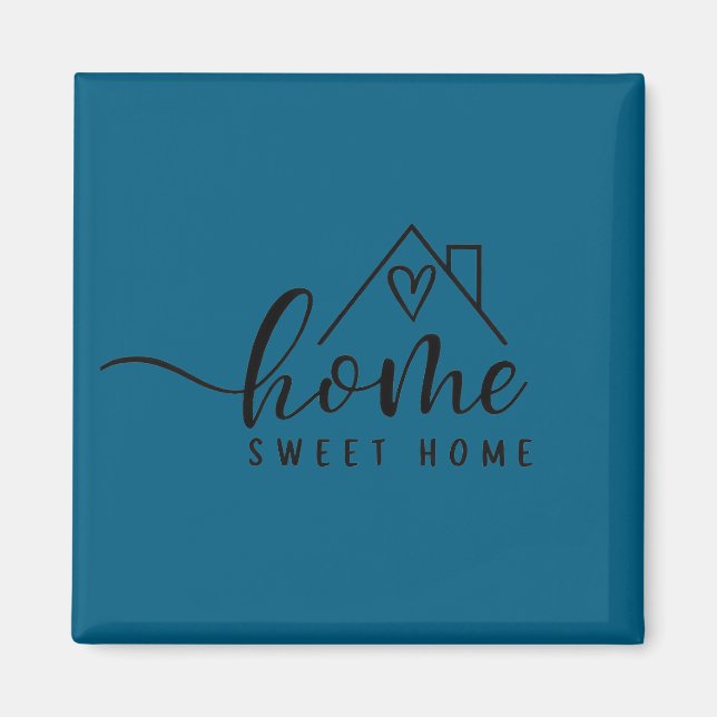 Imán Regalo de Nueva Casa - Hogar, Dulce Hogar (Frente)