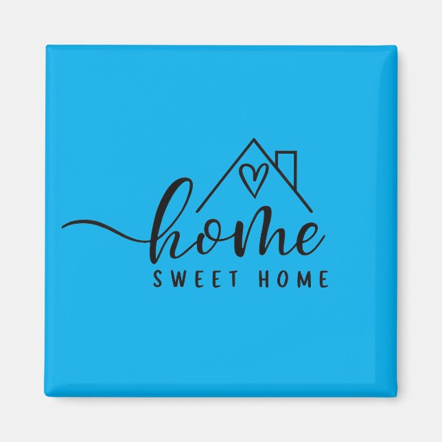 Imán Regalo de Nueva Casa - Hogar, Dulce Hogar (Frente)