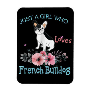 Imán Regalo de perro   Ama el Bulldog francés