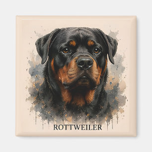 Imán Regalo de perro guardián Rottweiler
