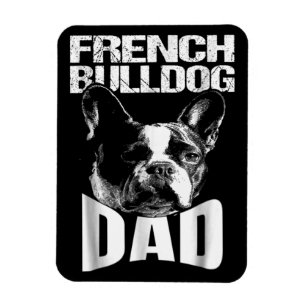 Imán Regalo de perro Padre Bulldog francés