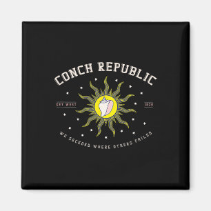 Imán Regalo de pesca de buceo en la República de Conch