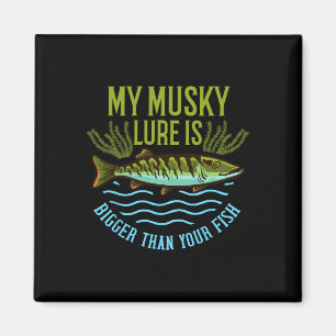Imán Regalo de pesca de lucio americano Cebo de lucio a