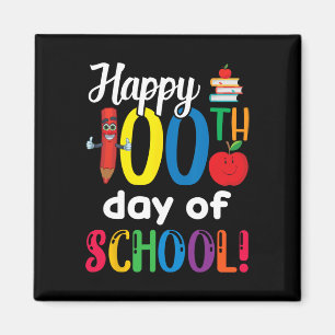 Imán Regalo de profesor infantil Feliz Día 100 del Cole