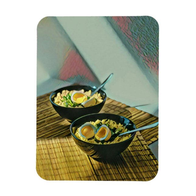 Imán Regalo de Ramen japonés (Vertical)