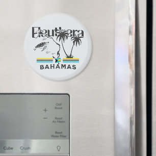 Imán Regalo de recuerdo de Bahamas : Bandera de Eleuthe