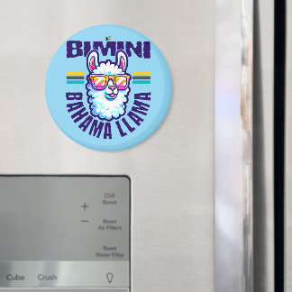 Imán Regalo de recuerdo de Bahamas: Bimini Bahamas Llam