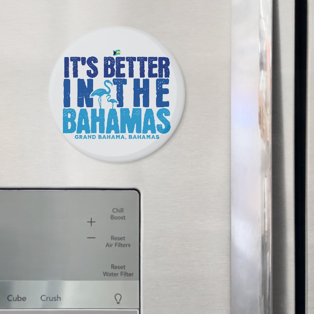 Imán Regalo de recuerdo de Bahamas: Gran crucero por Ba (In situ (nevera))