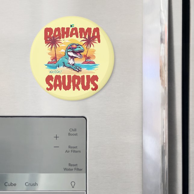 Imán Regalo de recuerdo de Bahamas: Nassau Bahama Sauru (In situ (nevera))