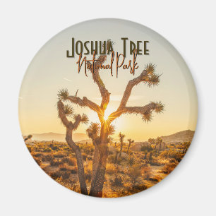 Imán Regalo de recuerdo del parque nacional del árbol d